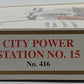 Model Power 416 HO Scale City Power Station No. 15 Building Kit