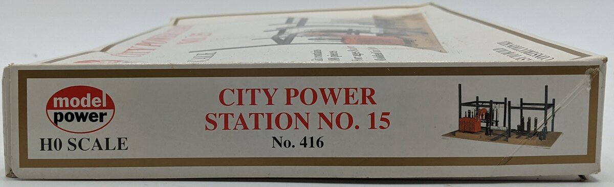 Model Power 416 HO Scale City Power Station No. 15 Building Kit