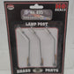 Model Power 495 HO Scale Single Highway Lamp Post Lighted Accessories(Pack of 3)