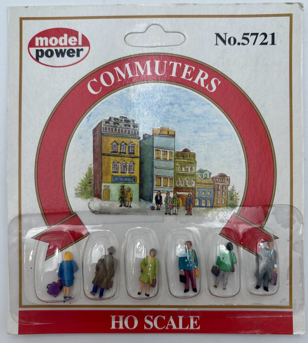 Model Power 5721 Commuters Figure (Pack of 6)