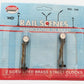 Model Power 598 HO Scale Lighted Street Clock (Pack of 2)