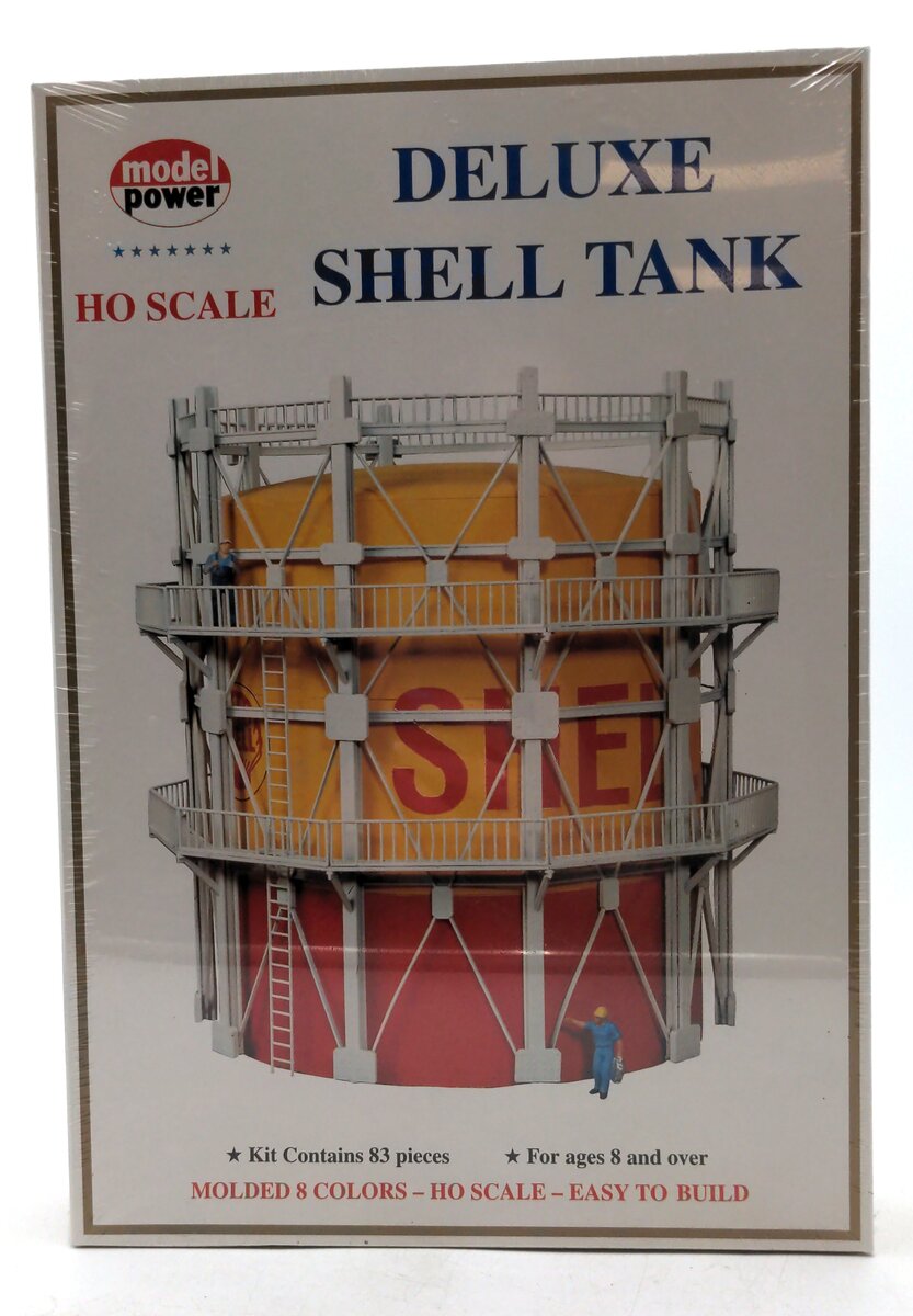 Model Power 618 HO Scale Deluxe Shell Gas Tank Building Kit