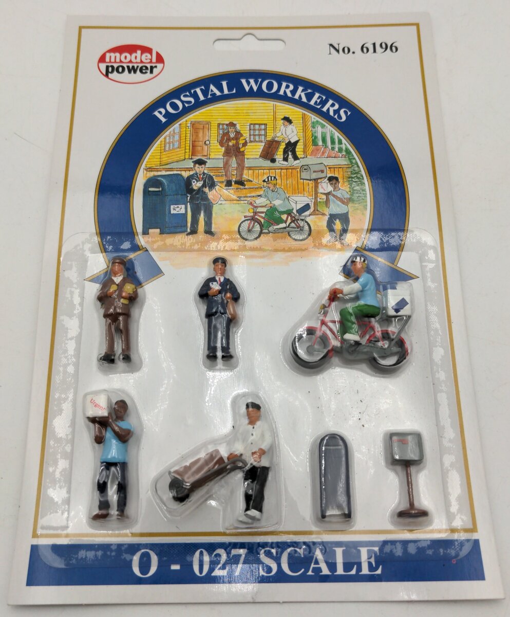Model Power 6196 O/O27 Scale Postal Workers (Set of 6)