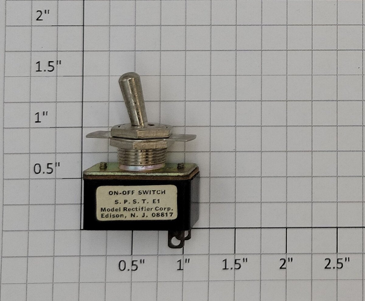 MRC 2014 3 Amp 125 Volt SPST On/Off Toggle Switch