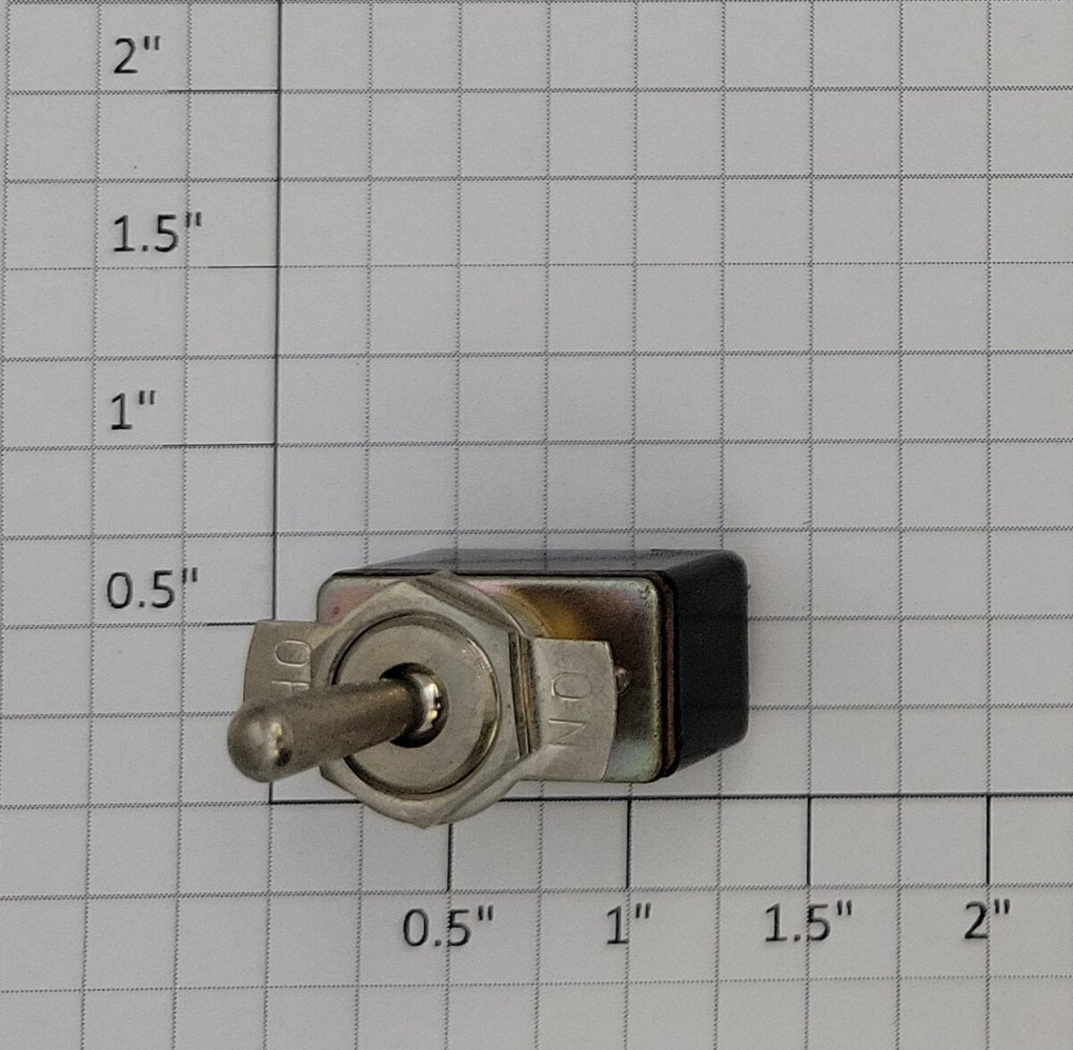 MRC 2014 3 Amp 125 Volt SPST On/Off Toggle Switch