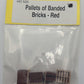 Model Railstuff 520 HO Banded Red Bricks on Pallets (Pack of 4)