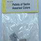 Model Railstuff 570 HO Pallets of Sacks Assorted Colors (Pack of 4)
