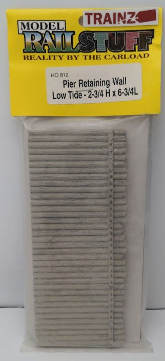 Model Railstuff 812 HO Low Tide 2-3/4" H 6-3/4" L Pier Retaining Walls
