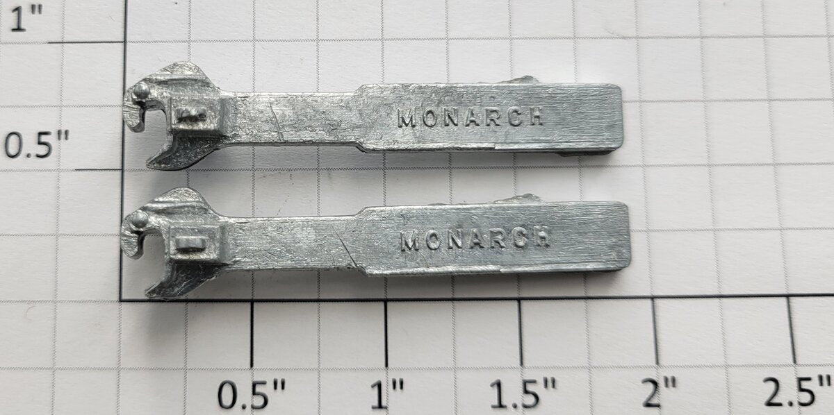 Monarch Railroad Supplies 30 O Dummy Coupler (Pack of 2)