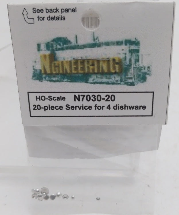 Ngineering N7030-20 HO Service For 4 Dishware (Pack of 20)