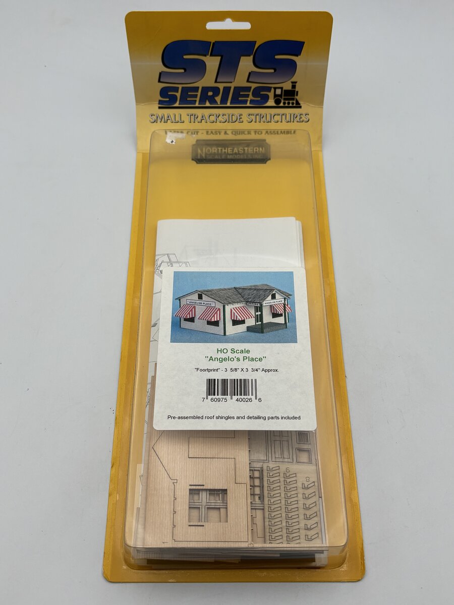 Northeastern Scale Models 40026 HO Scale Angelo's Place Building Kit