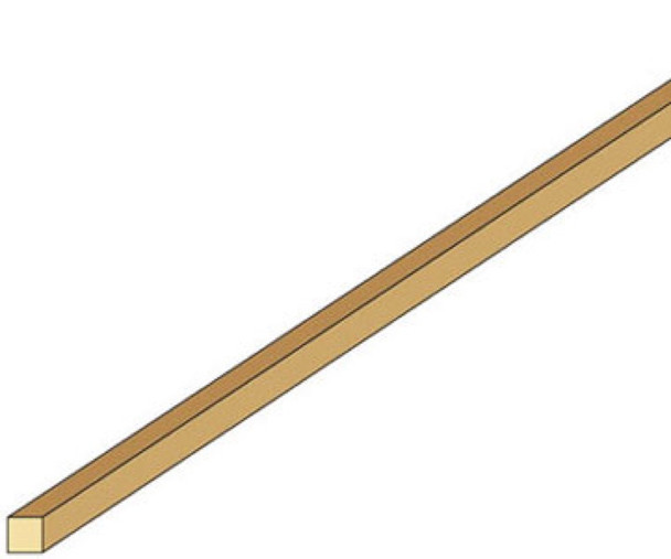 Northeastern Scale Lumber 198 5/64" x 5/64" x 24" Basswood Stripwood