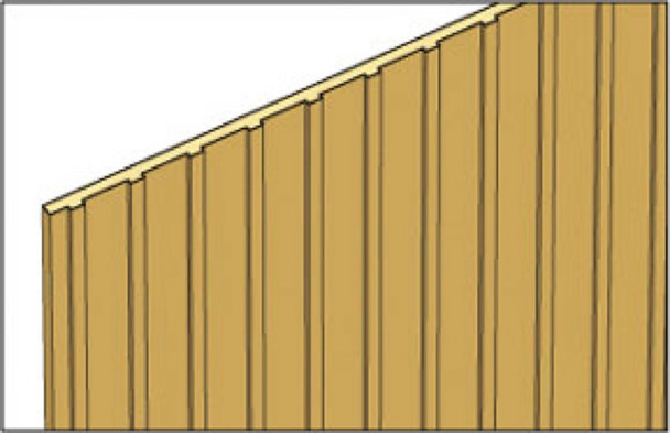 Northeastern Scale Lumber 70408 3-1/2" x 1/16" x 24" Board & Batten (Pack of 2)