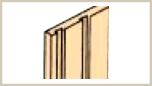 Northeastern Scale Lumber 70409 3-1/2" x 1/16" x 24" Board & Batten (Pack of 2)