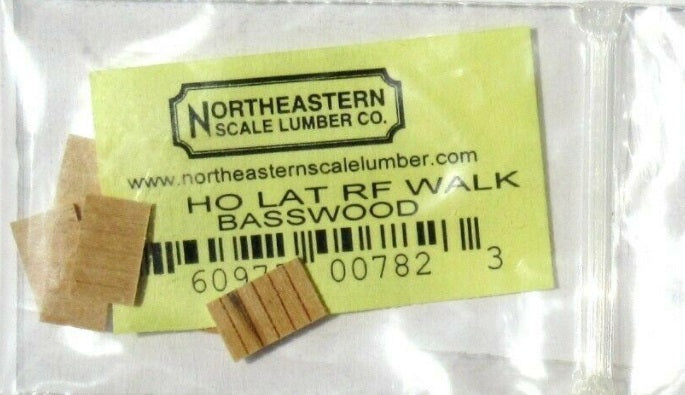 Northeastern Scale Lumber 782 HO Lateral Roof Walk (Pack of 12)