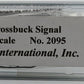 NJ International 2095 N Crossbucks Signal (Set of 2)