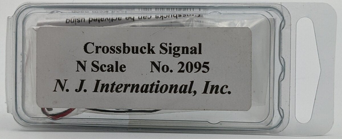 NJ International 2095 N Crossbucks Signal (Set of 2)
