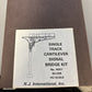 NJ International 4001 HO Silver Single Track Cantilever Signal Bridge Kit