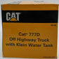 Norscot 55142 1:50 DieCast Caterpillar 777D Off Highway Truck w/Klein Water Tank
