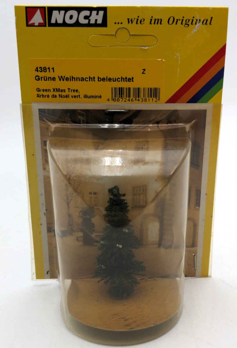 Noch 43811 Z Green Christmas Tree Illluminated