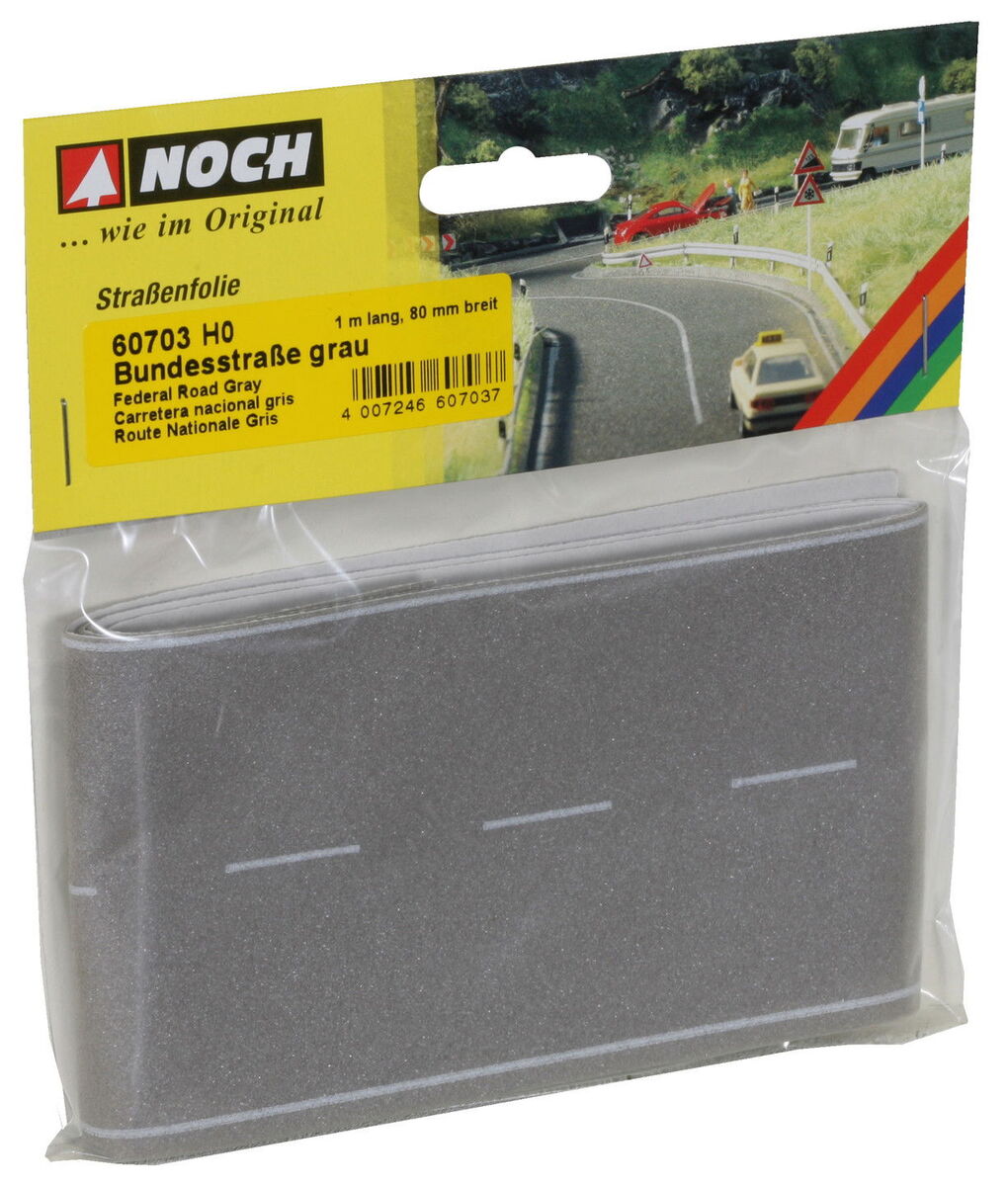 Noch 60703 HO Gray Flexible Highway Pavement