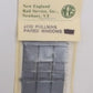 New England Rail Service 200 HO Pullman Paired Windows