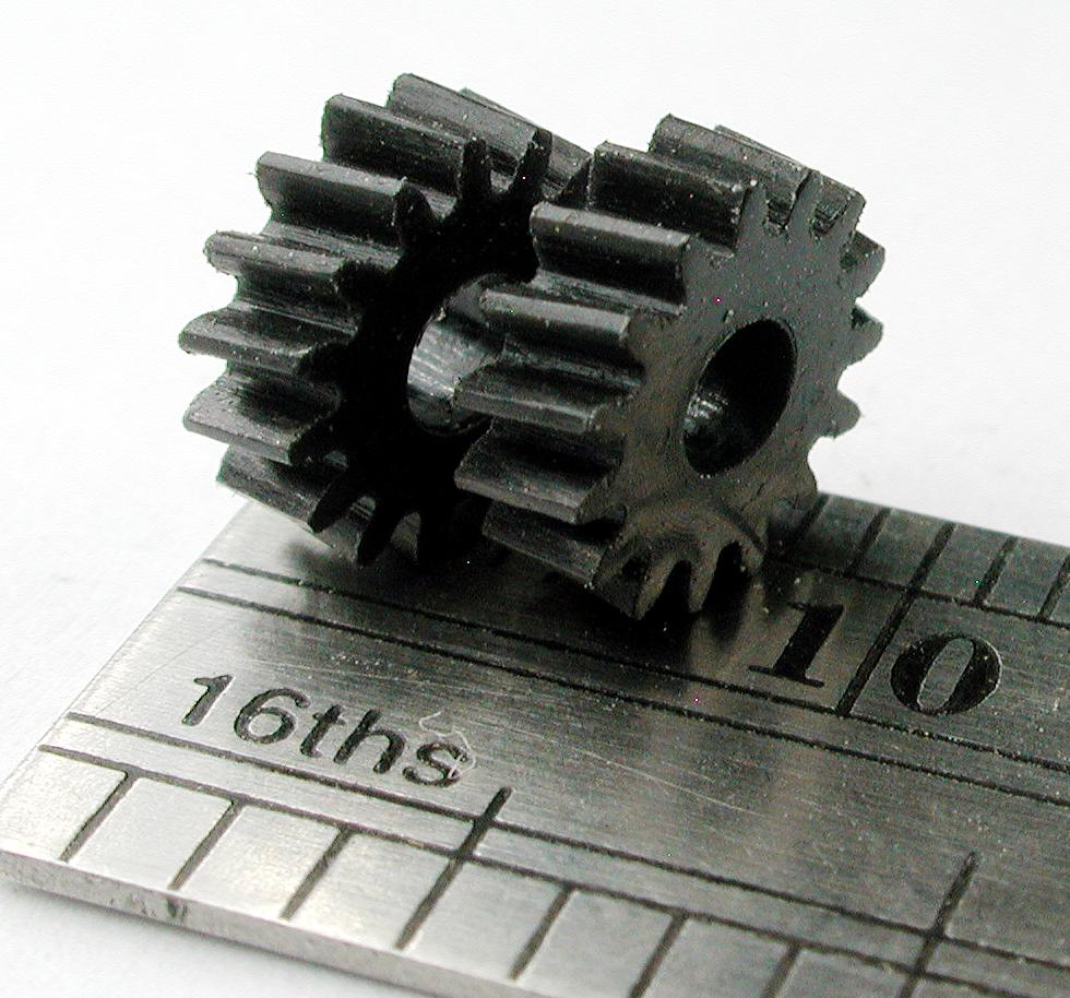 Northwest Short Line 349-6 15 Teeth x 6.8mm OD x 2.4mm Bore Reverse Worm Gear