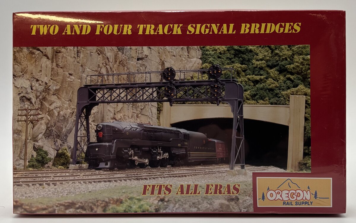 Oregon Rail Supply 150 HO PRR-Style Two-Track Signal Bridge Kit