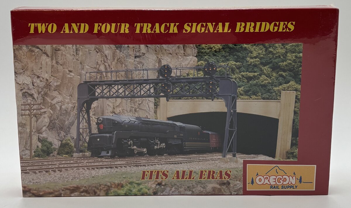 Oregon Rail Supply 153 HO Two and Four Track Signal Bridges Building Kit