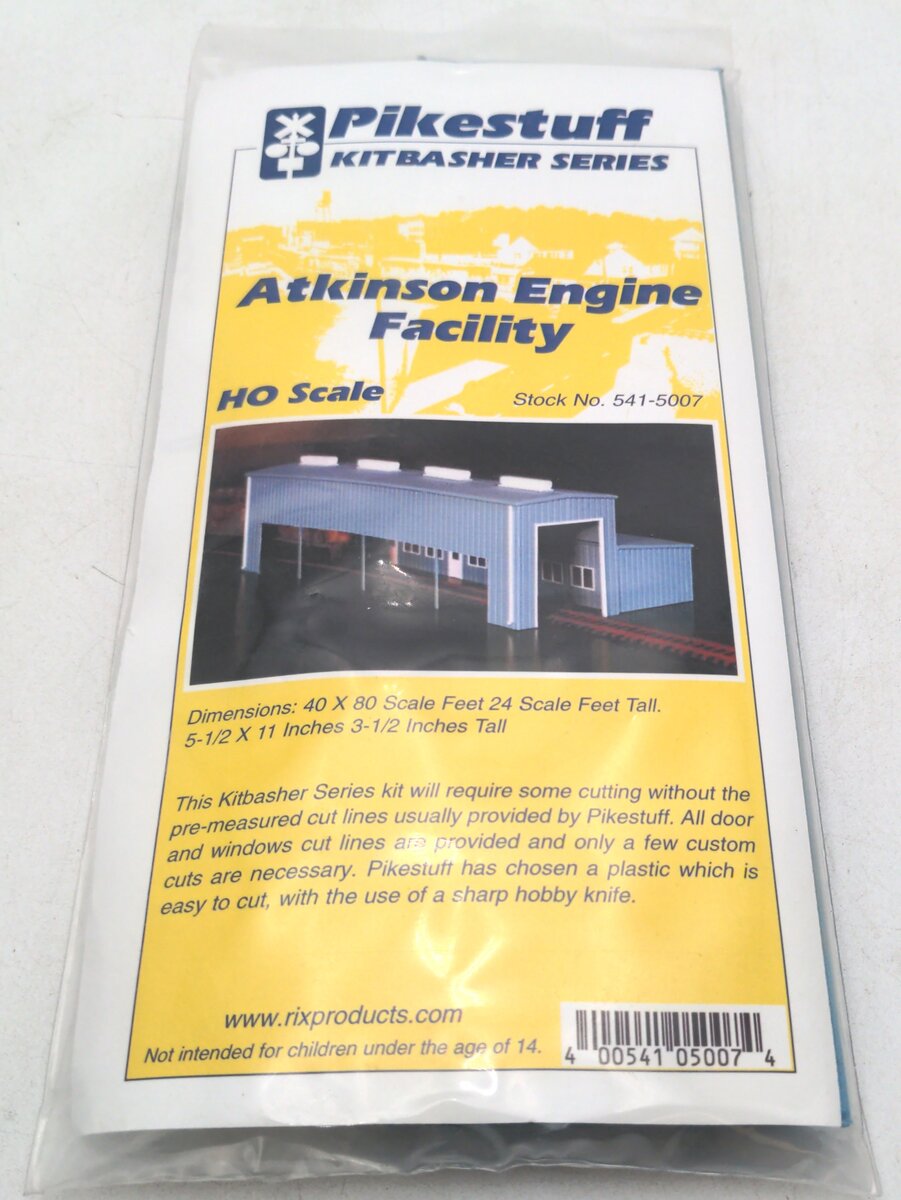 Pikestuff 541-5007 HO Scale Atkinson Engine Facility Building Kit
