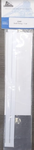 Palace Car Co 3405 Budd Side Fluting .020 Thick Styrene
