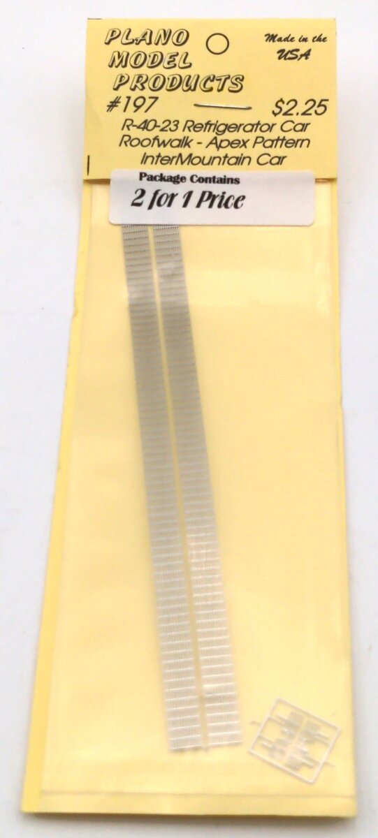 Plano Model Products 197 Roofwalk R-40-23 slot