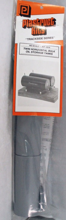 Plastruct 1014 HO 5-1/2" x 6" x 4" Twin Horizontal Bulk Oil Storage Tanks Kit
