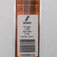 Plastruct 90441 N Scale 7/32" x 3" x 3/32" 1200 ABS 2'-6" Stair (Pack of 2)