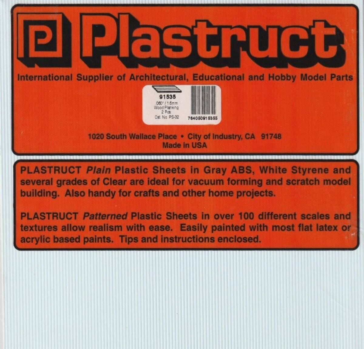 Plastruct 91535 12