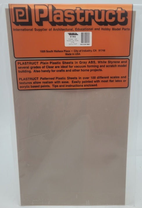 Plastruct 91562 N / 1:200 Scale 12" x 7" Random Coursed Stone Sheet (Pack of 2)