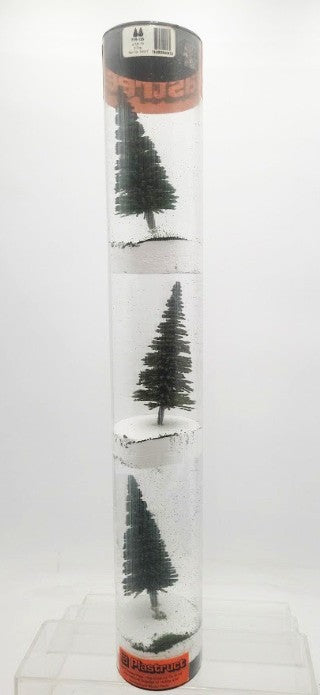 Plastruct 94047 2-1/4” x 4-7/8” Plastrees Fir Trees (Pack of 3)