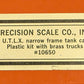 Precision Scale Co. 10650 HOn3 UTLX Narrow Frame Tank Car Kit