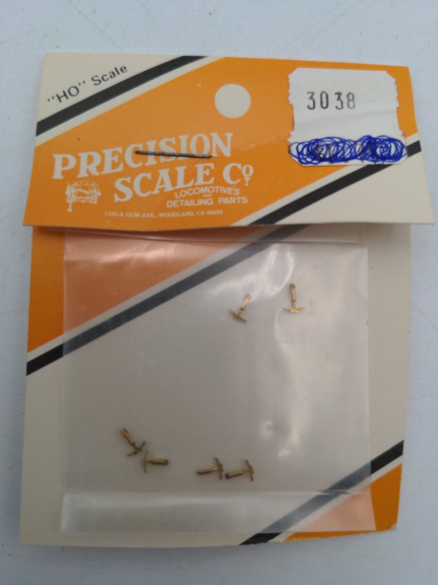 Precision Scale Company 3038 HO Scale Lagging Clamps (Pack of 6)
