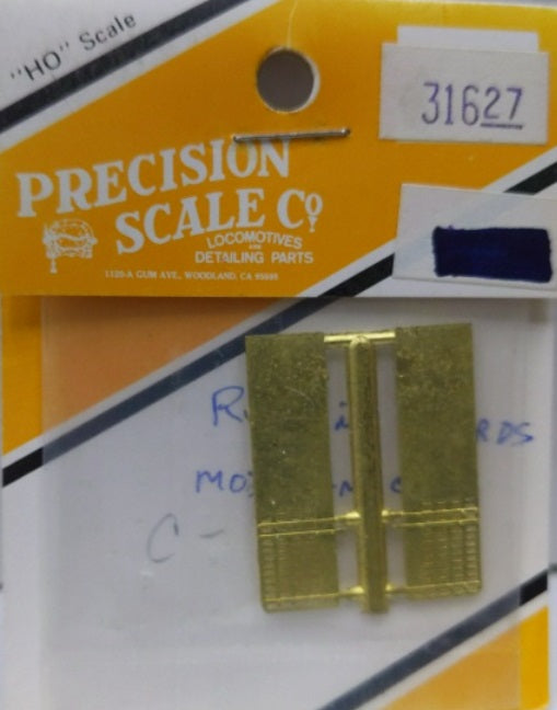 Precision Scale Company 31627 HO Scale Running Boards Modern Brass