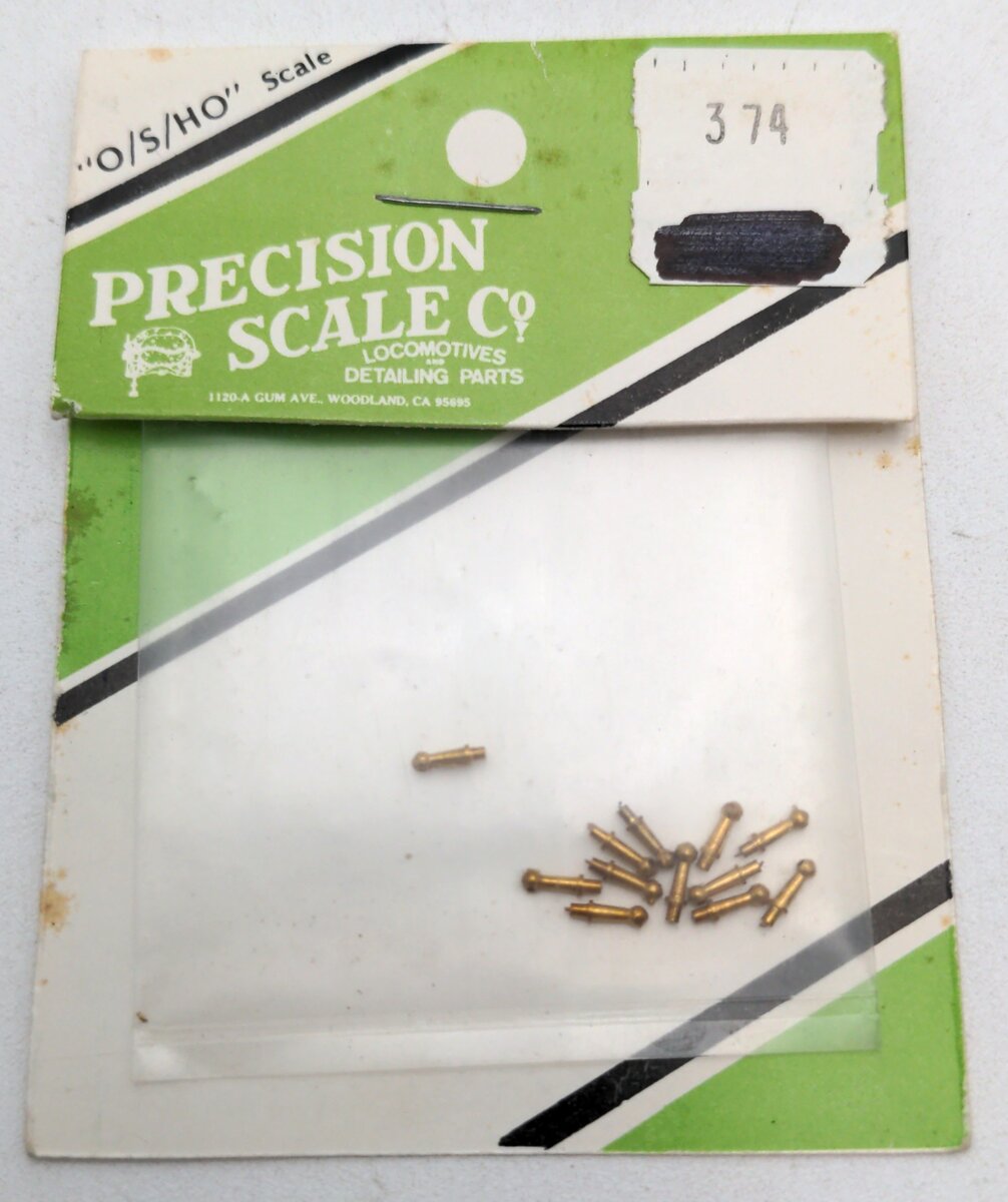 Precision Scale Company 374 O/S/HO 3.5mm Handrail Stanchion (Pack of 12)