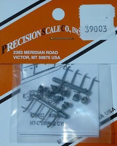 Precision Scale Company 39003 HO Scale Cylinders w/Levers Late EMD Plastic Part