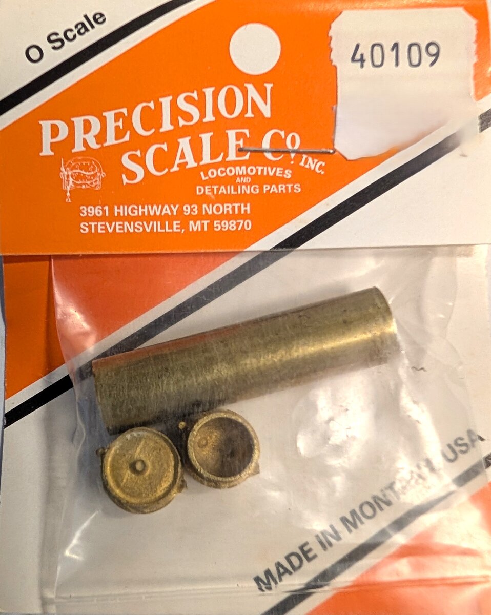 Precision Scale Company 40109 O Scale Air Tank 3-pc kit C-16