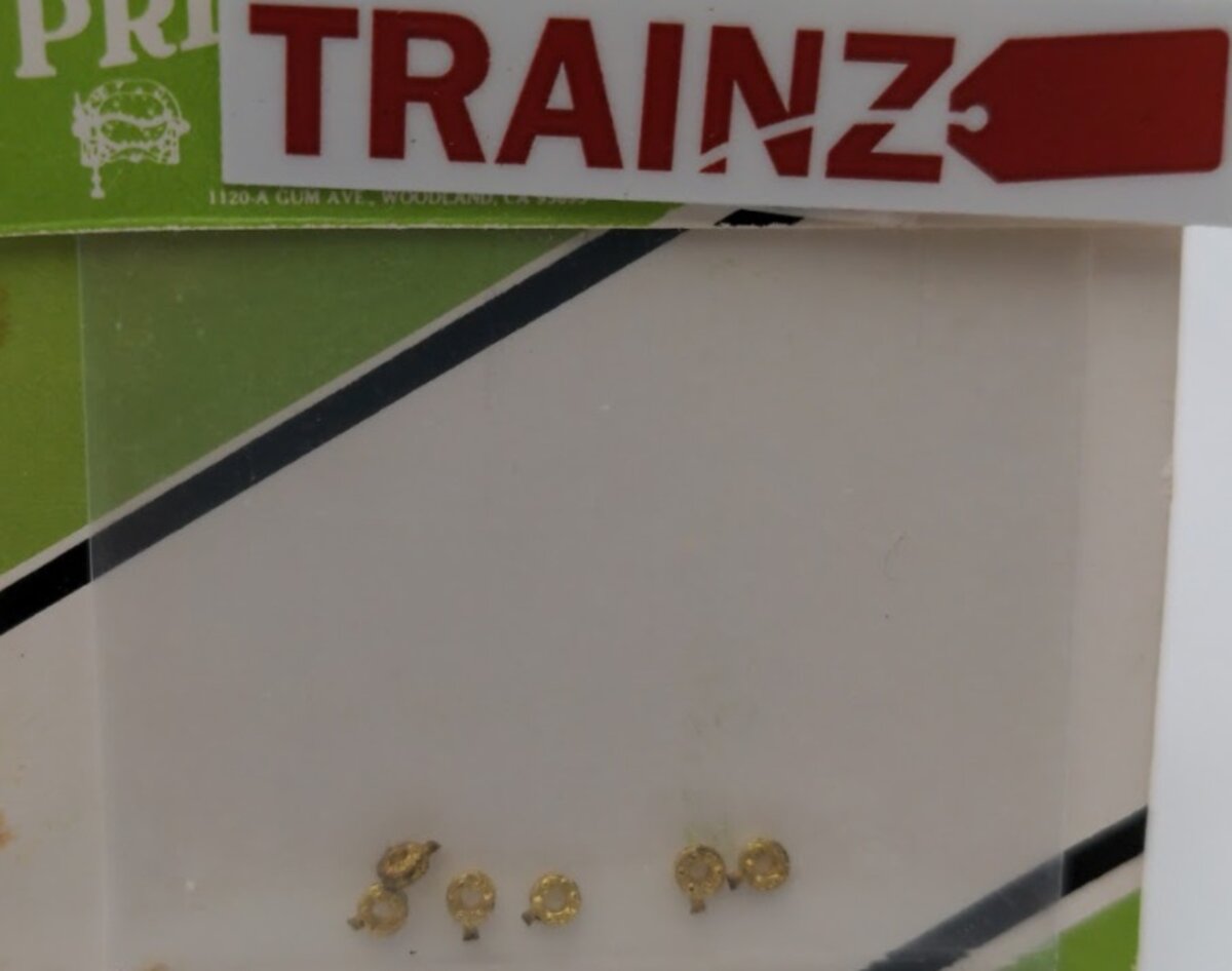 Precision Scale Company 48101 HO Scale Packing Gland Steam Round Double-Flange