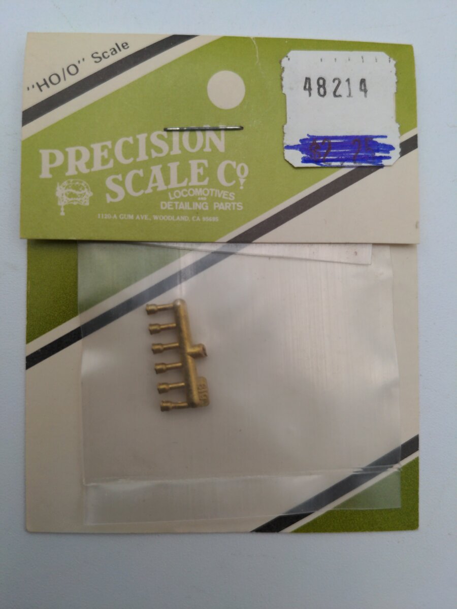 Precision Scale Company 48214 HO/O Scale Washout Plug (6)