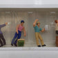 Preiser 10016 HO Delivery Men Figures with Load (Set of 6)