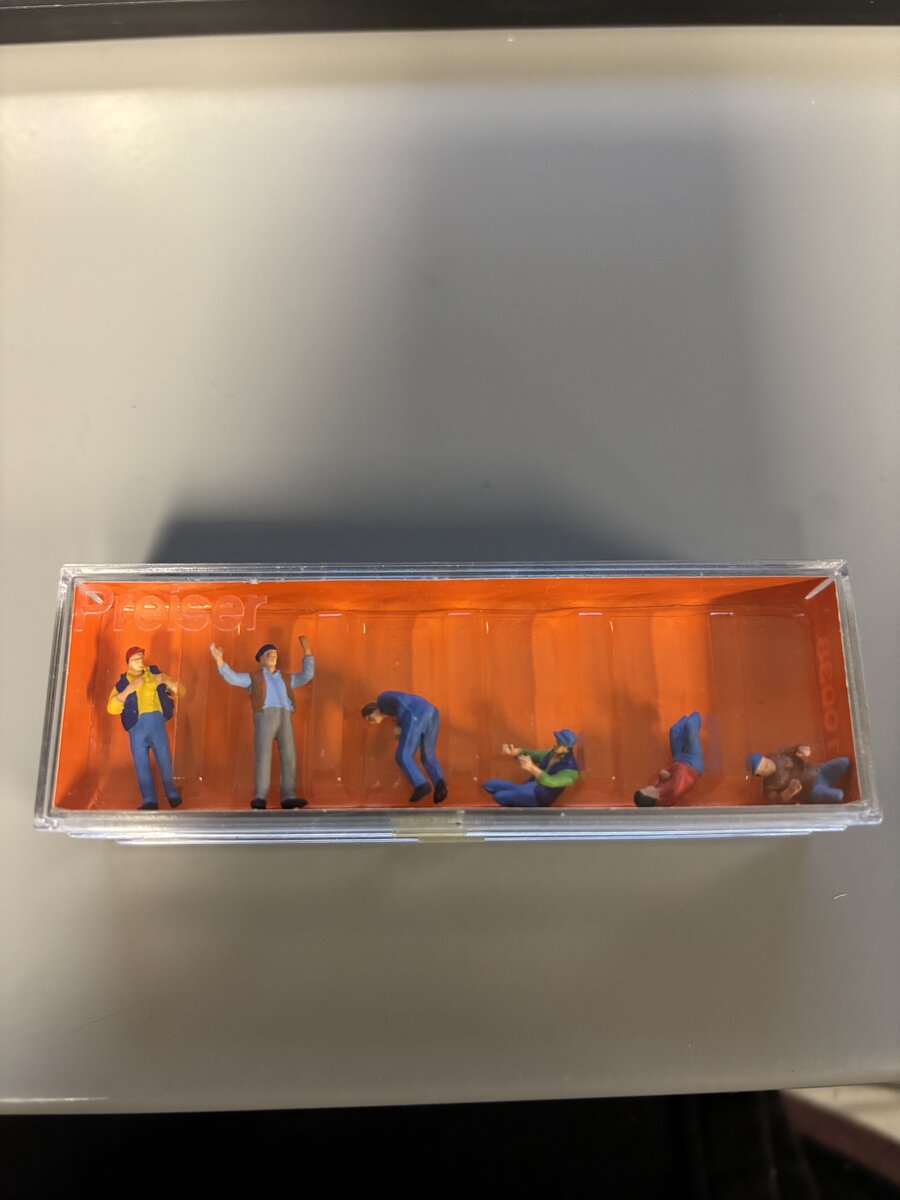 Preiser 10038 HO Truck Drivers Figures (Set of 6)