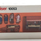 Preiser 10053 HO Vendors & Customer Figures w/Fruit & Veg. Stalls (Set of 4)