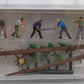 Preiser 10495 HO Lumberjacks Figures with Logs (Set of 5)