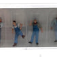 Preiser 10547 HO Scale United States Railway Workers Figures (Set of 6)